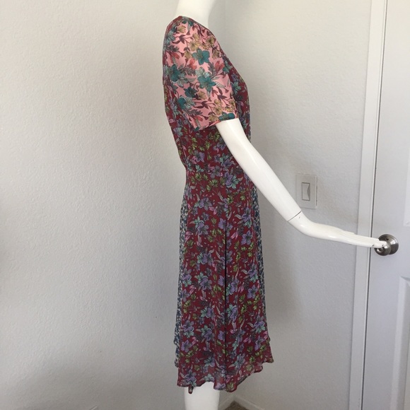 Johnny was sonny mixed floral print Dress - Picture 6 of 14
